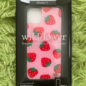 Strawberry Wildflower iPhone 11 case